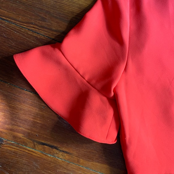 BANANA REPUBLIC Red short sleeve shift dress - Picture 3 of 6